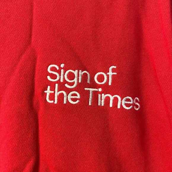 Harry Styles Sign of the Times Sweatshirt Red/Medium NWT - Picture 3 of 8